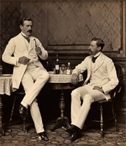 NY Supper club 2 men